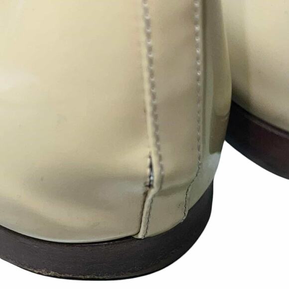 Chanel Patent Leather Bow CC Logo Ballet Ballerina Flats Slip On Shoes Size 42 - Picture 7 of 10